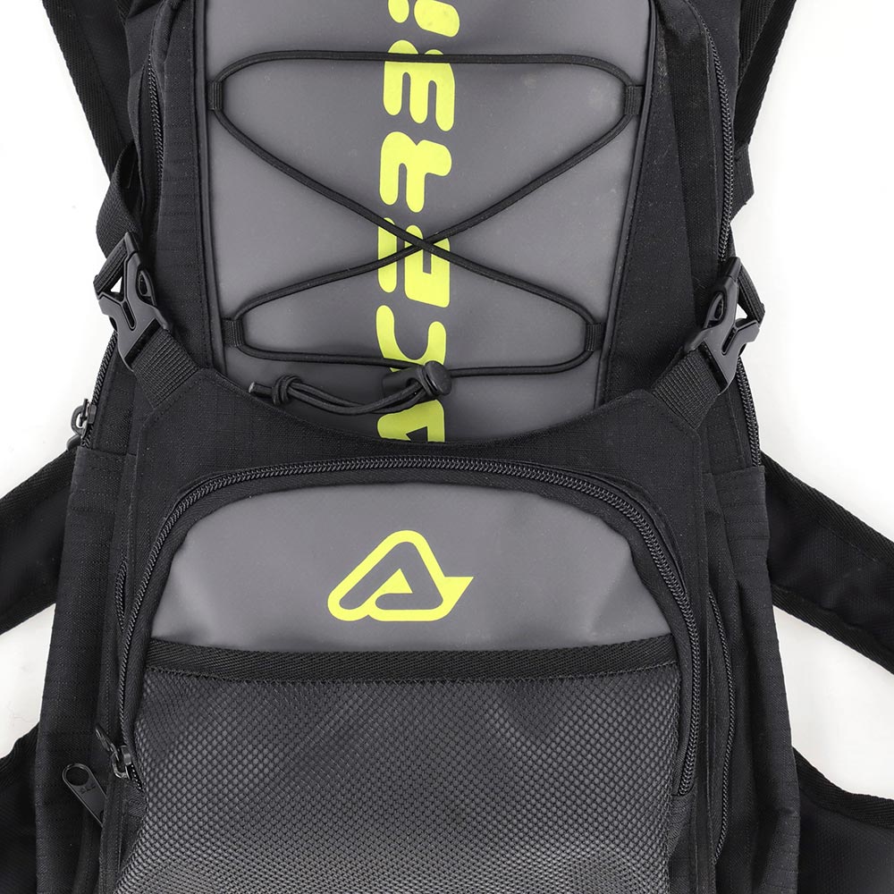 Acerbis - Poche à eau H2O Logo Noir / Gris / Jaune