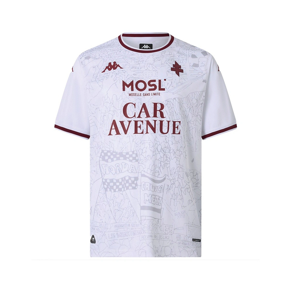 Camisola Kappa FC Metz Segundo Equipamento 2025-2026