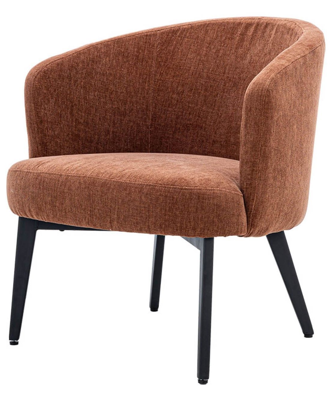 Fauteuil Pearl Copper Albi B73.5 x D66.5 x H79.5 cm