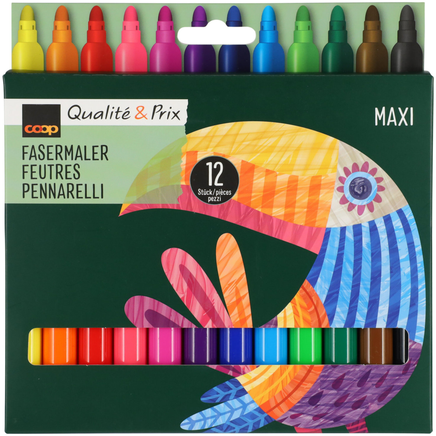 Fasermaler Maxi 12 Stück