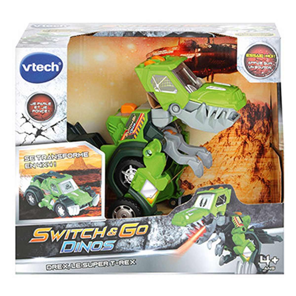 Switch & go Dinos : Drex super Trex Jeep