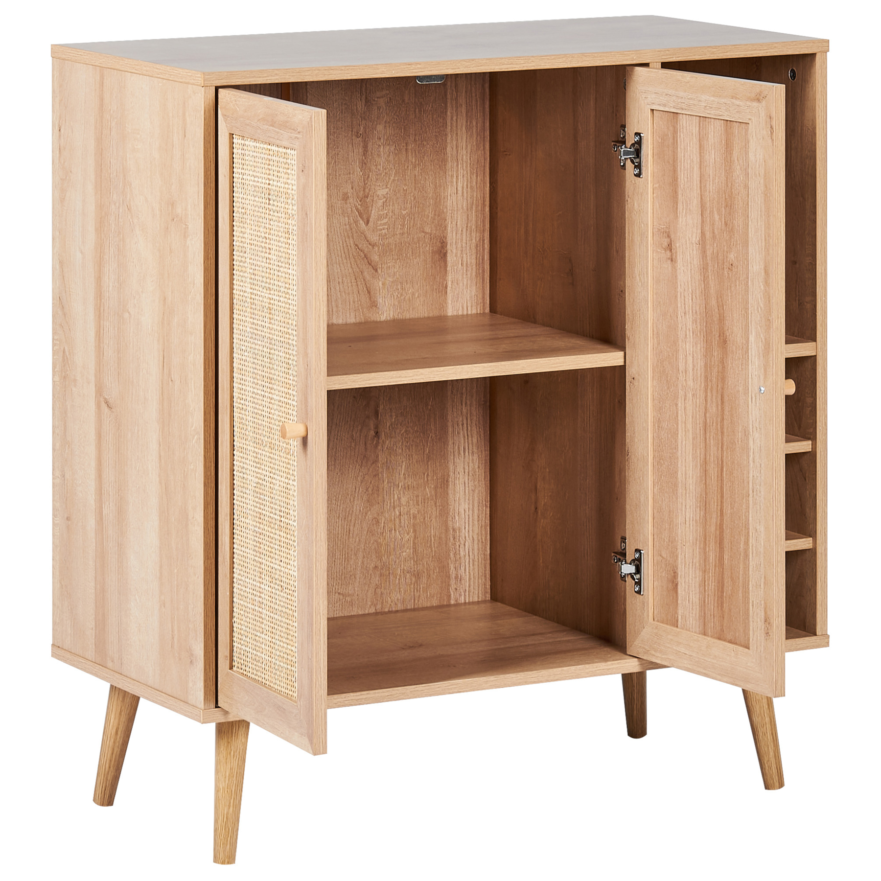 Beliani - PAGET - Dressoir - Lichthout - Vezelplaat