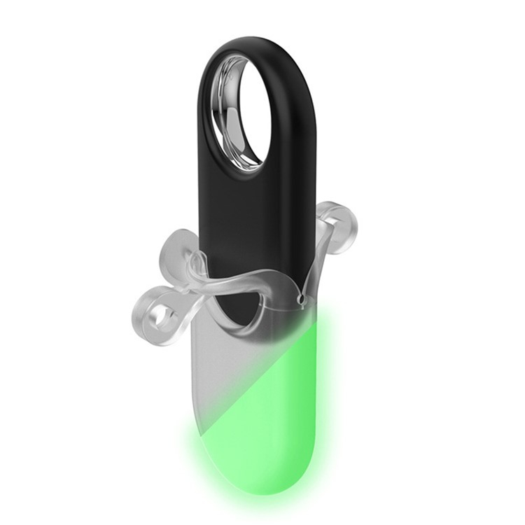 Samsung Galaxy SmartTag 2 Fluoreszierender Anhänger Silikon Case Hülle Schlüsselanhänger mit Schlüsselring - Transparent
