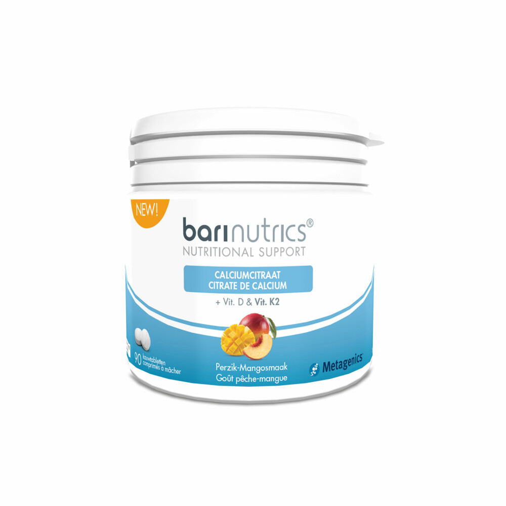Metagenics BariNutrics Calciumcitraat Vit.D&Vit.K290 tabletten