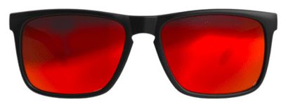 Lunettes polarisée BBB Town Noir mat/ rouge