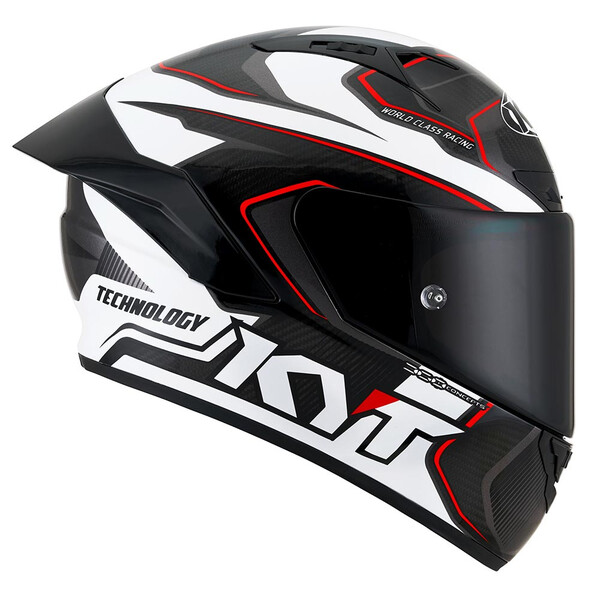 kyt - Casque NZ-Race Carbon Competition Noir / Blanc