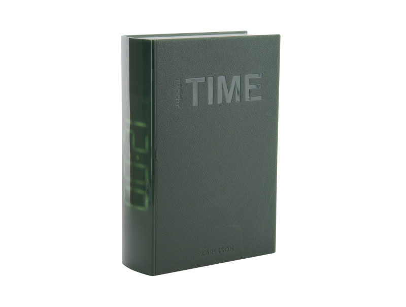 Alarm Clock Book LED KA5861WG Warm grey