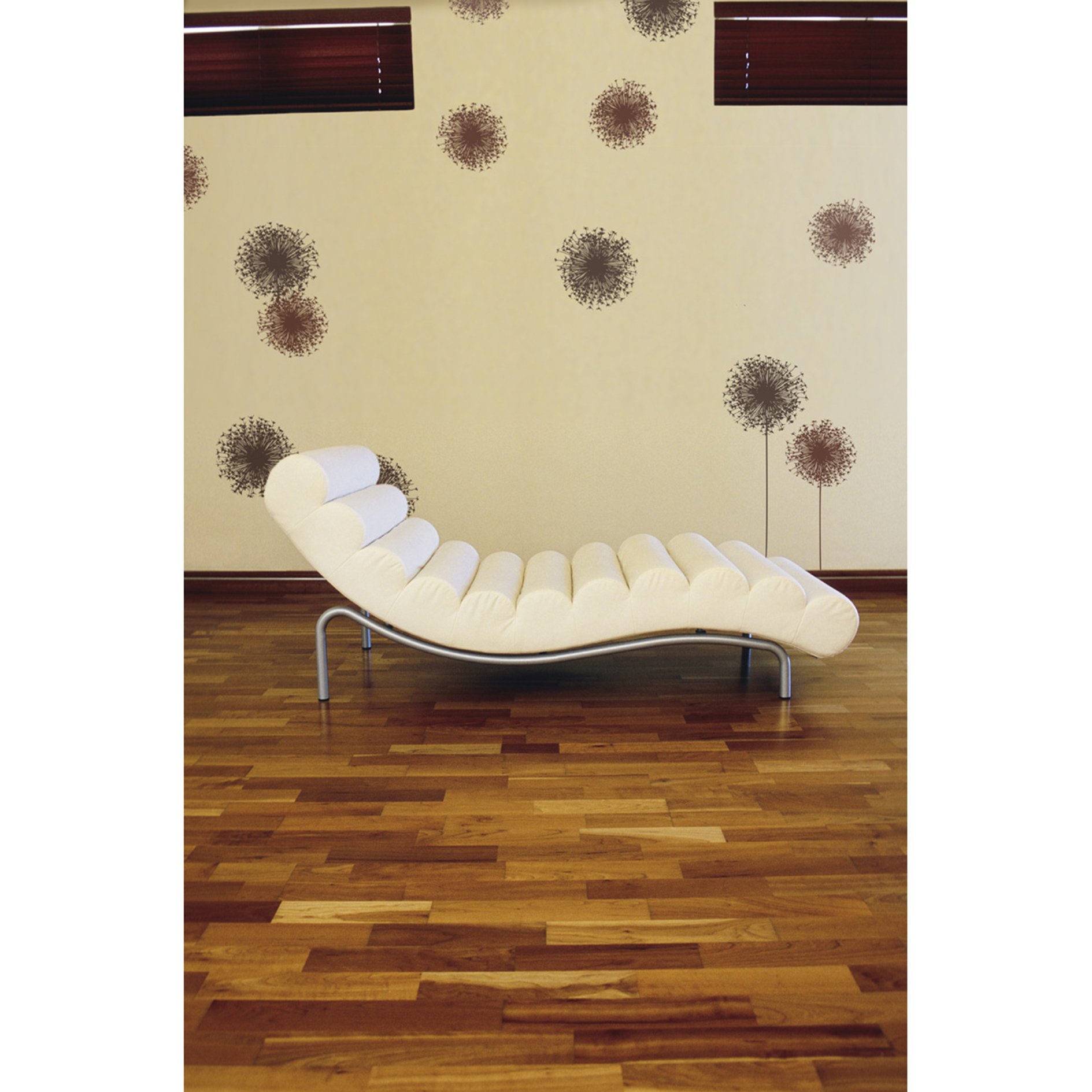 Wandtattoo PUSTEBLUME - braun - 50x70 cm