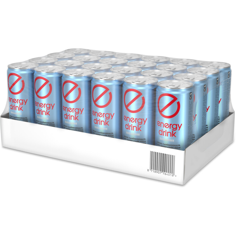 E Energy drink sugarfree tray