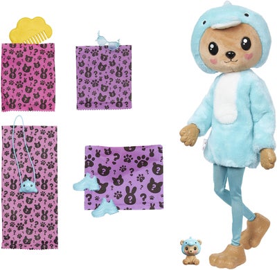 Barbie Cutie Reveal Dukke Animal Series Delfin
