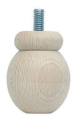 Pied de table model 06 H. 55 mm x Ø 42 mm brut