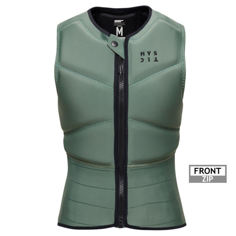 GILET IMPACT FEMME MYSTIC STAR FRONTZIP DARK OLIVE