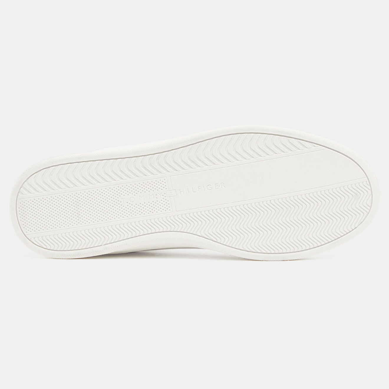 Tommy Hilfiger Baskets en Cuir Elevated Cupsole blanches