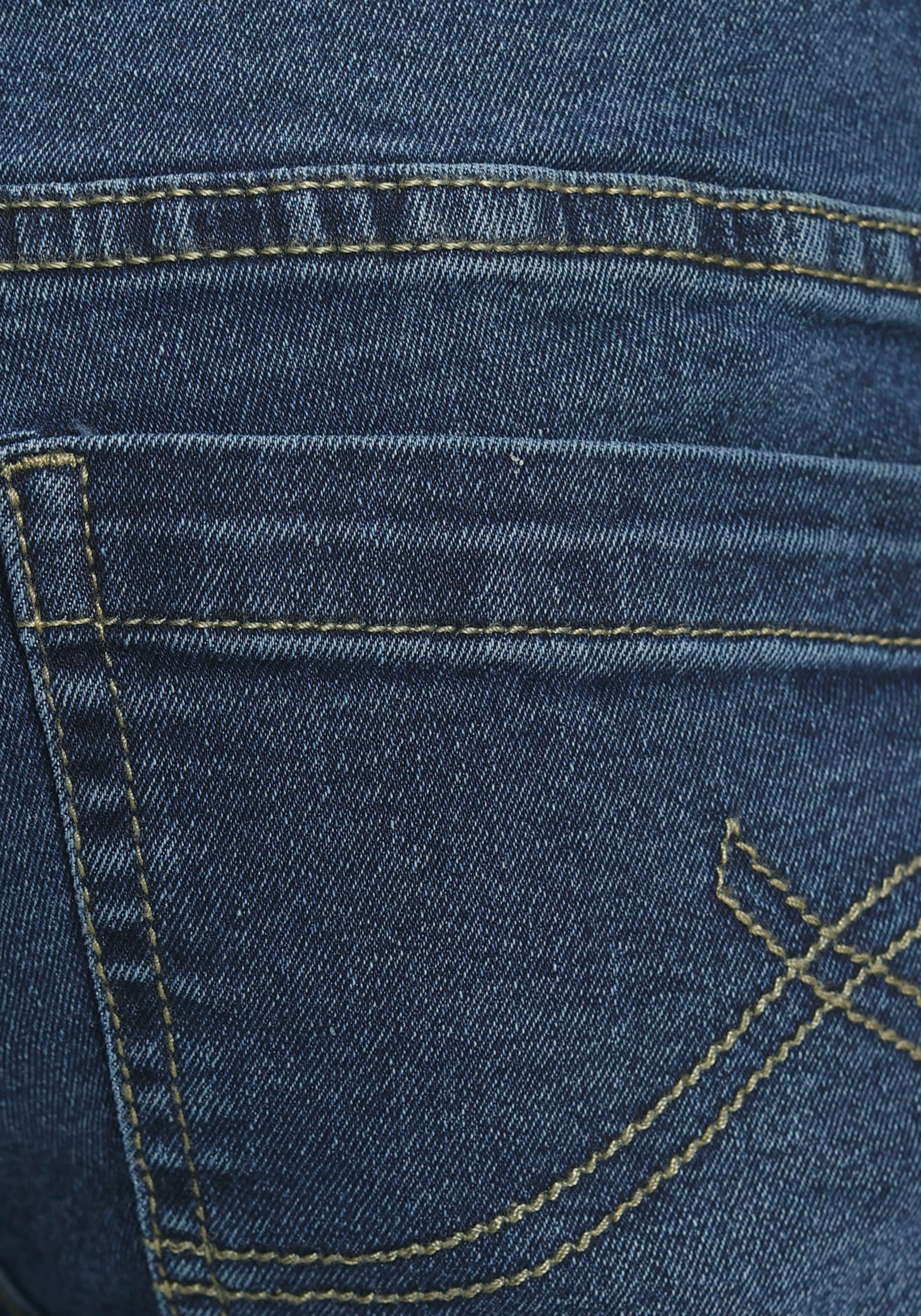 KIDSWORLD Stretch-Jeans », Basic-Jeans für Jungen«, Regular Fit,  schmale Beinform,  mit verstellbarem Gummizug