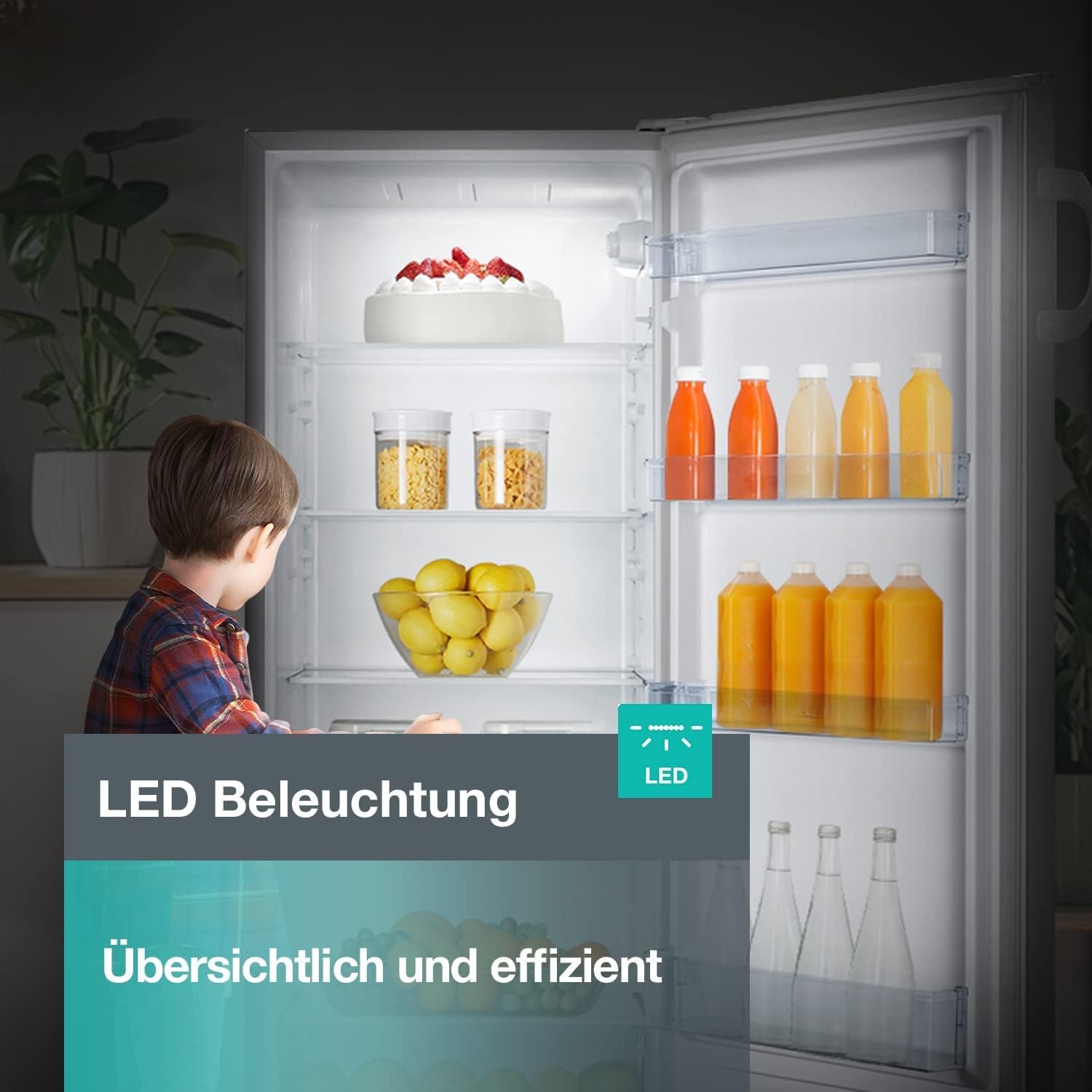 Gorenje R 4142 PS Kühlschrank/ Höhe 143,4 cm/ 242 L / LED Beleuchtung, Silber
