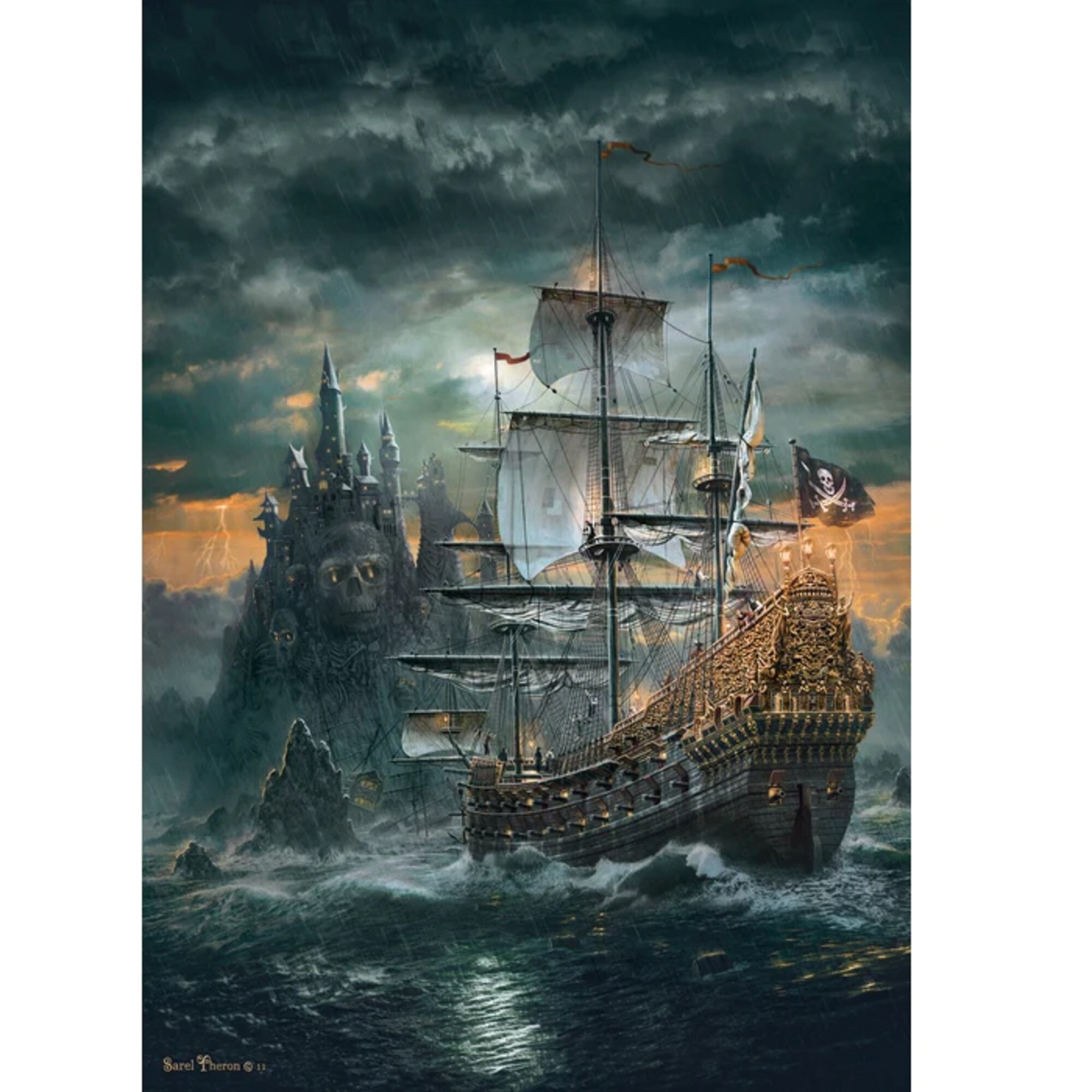Clementoni Puzzle High Quality Collection - Das Piratenschiff