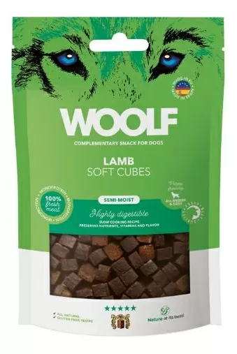 Woolf Soft Cubes - Lamb - 100 g.