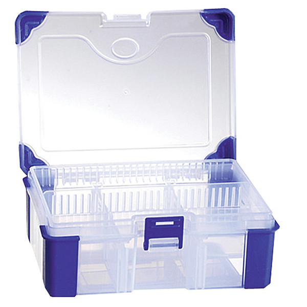 Boîte de rangement en plastique Viso, 5 compartiments fixes