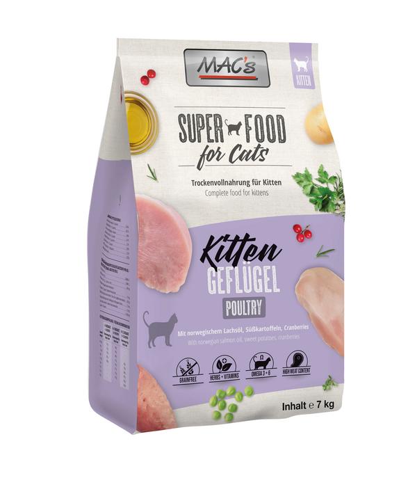 MAC's CAT Trockenfutter für Katzen Kitten,