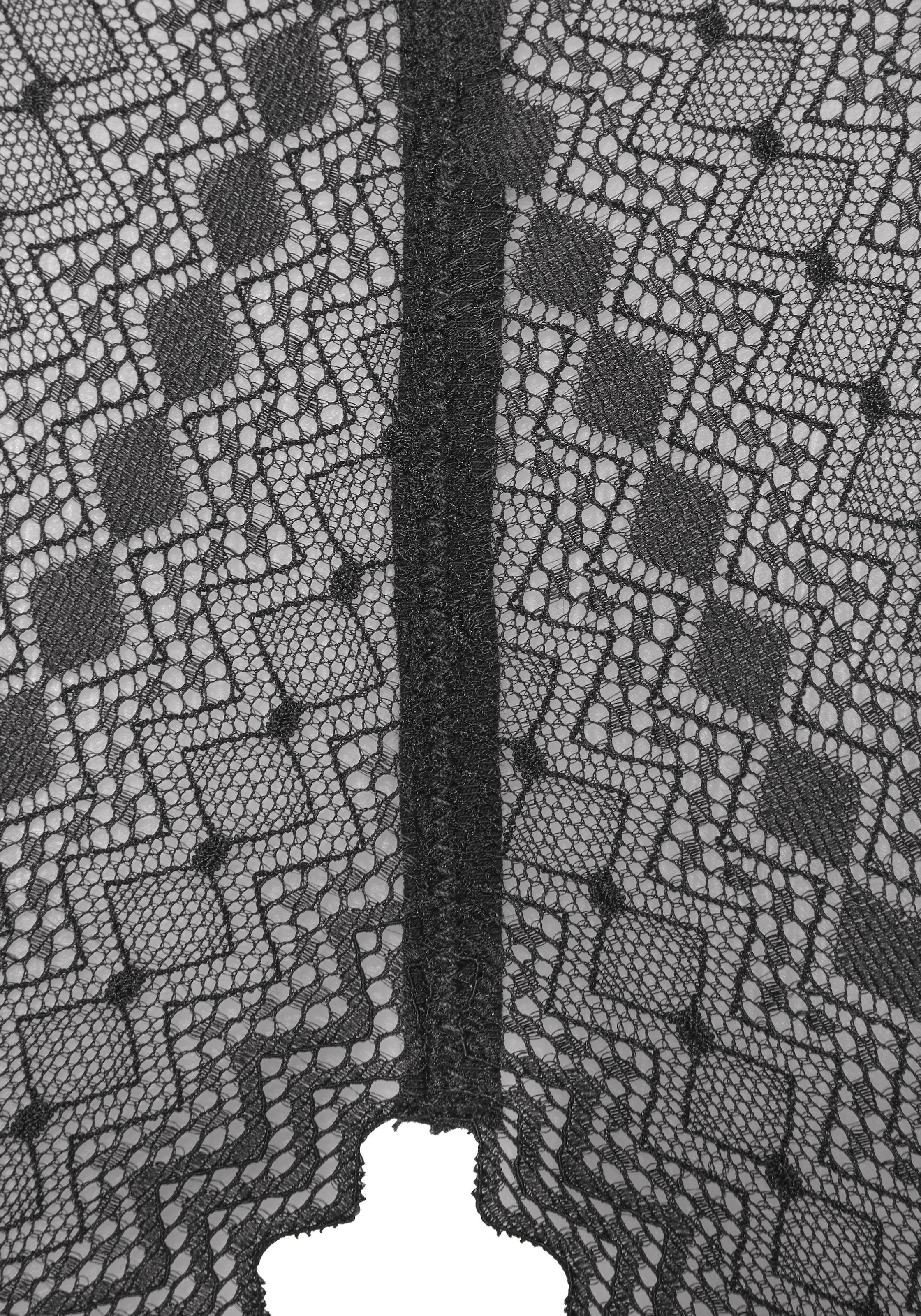 s.Oliver Bustier , aus elastischer Baumwolle mit grafischer Spitze
