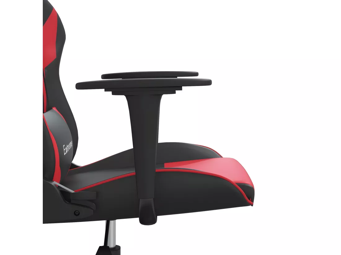 Chaise de jeu Noir et rouge Similicuir