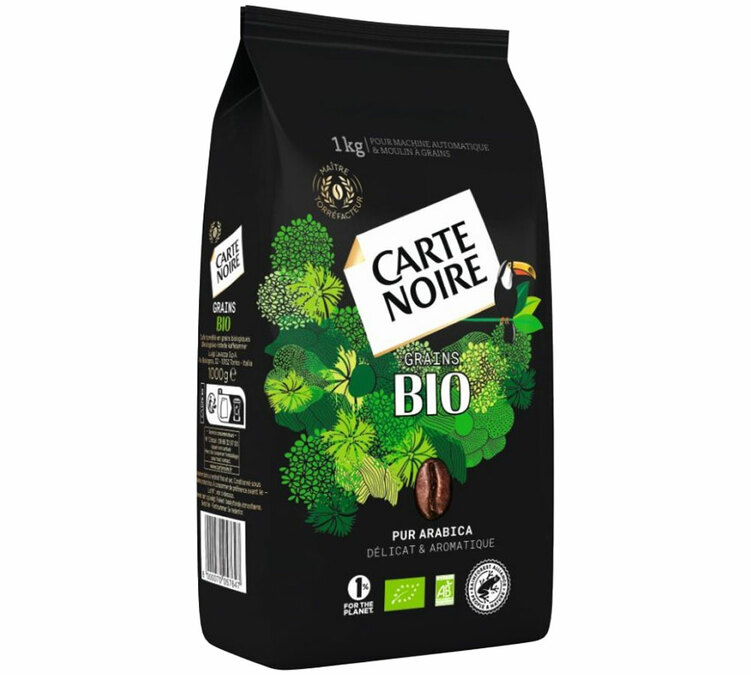 2 x 1 kg - Café en grain Bio - Carte Noire