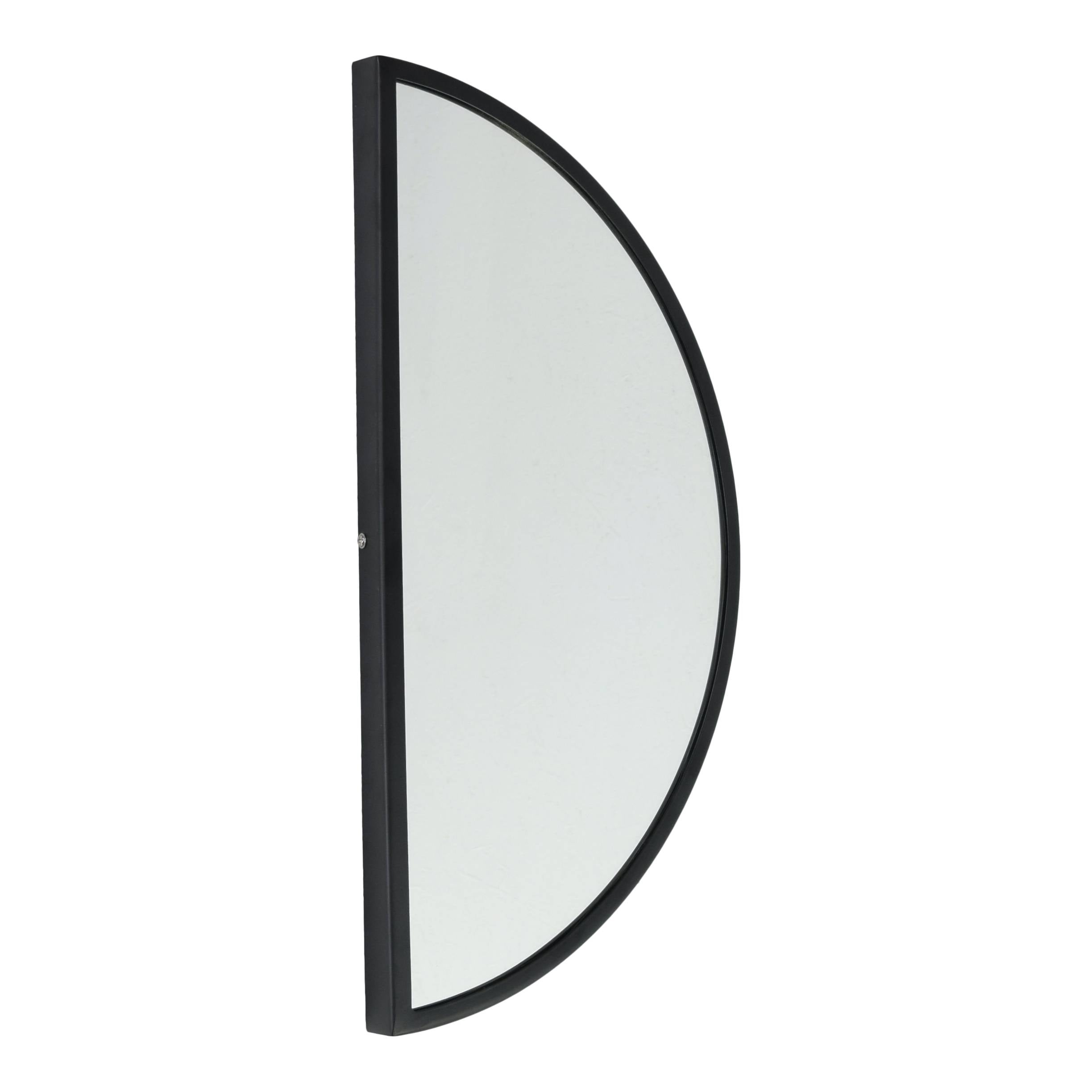 LOFT42  Mirror Spiegel Half Rond - Zwart - Metaal - 60x31
