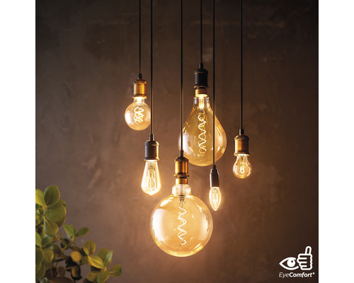 LED lamp dimbaar A60 goud E27/4W (25W) 250 lm 1800 K warm wit