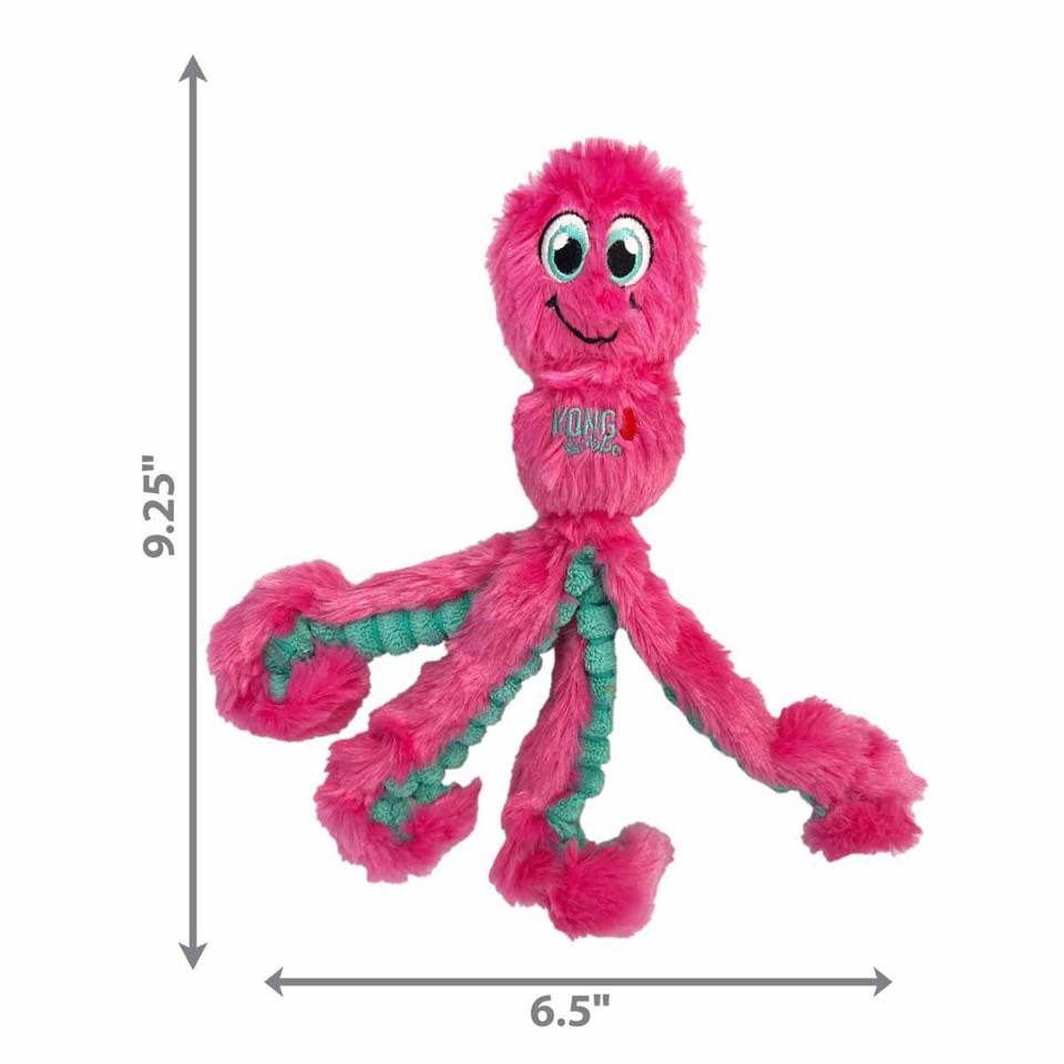 KONG - Wubba Octopus Mix S 23x10x5cm ass.farver