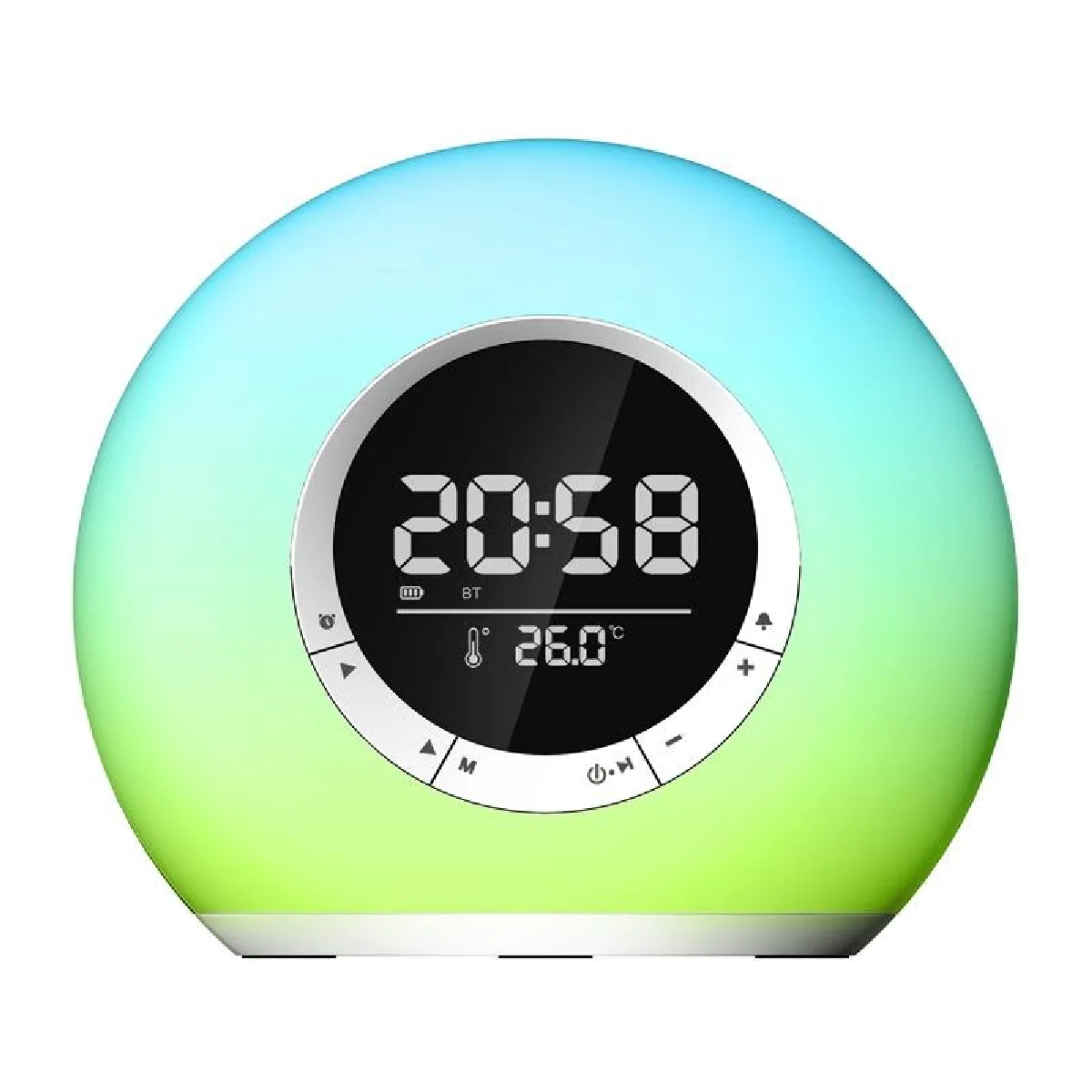 Yonis Enceinte LED Réveil