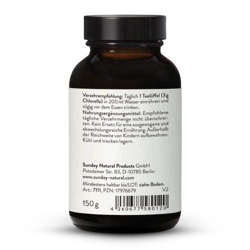 Sunday Natural Products  Chlorella Honig Pulver