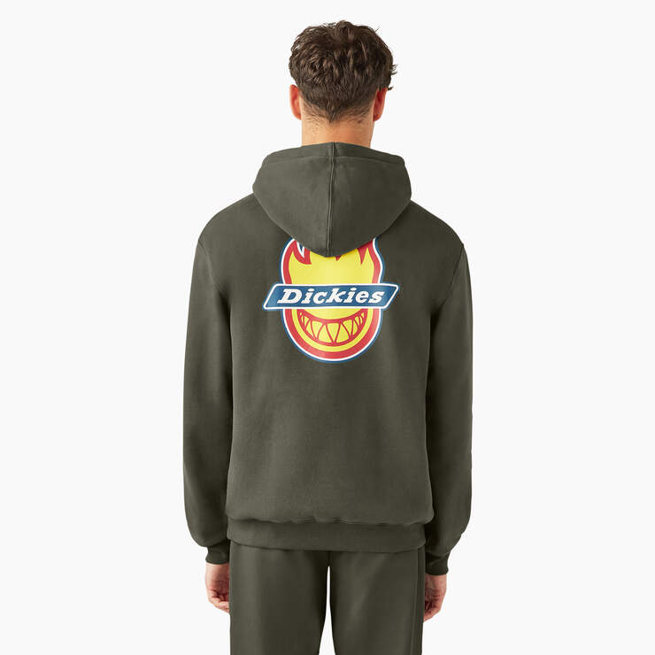 Dickies DKS X Spitfire Hoodie Olive Green