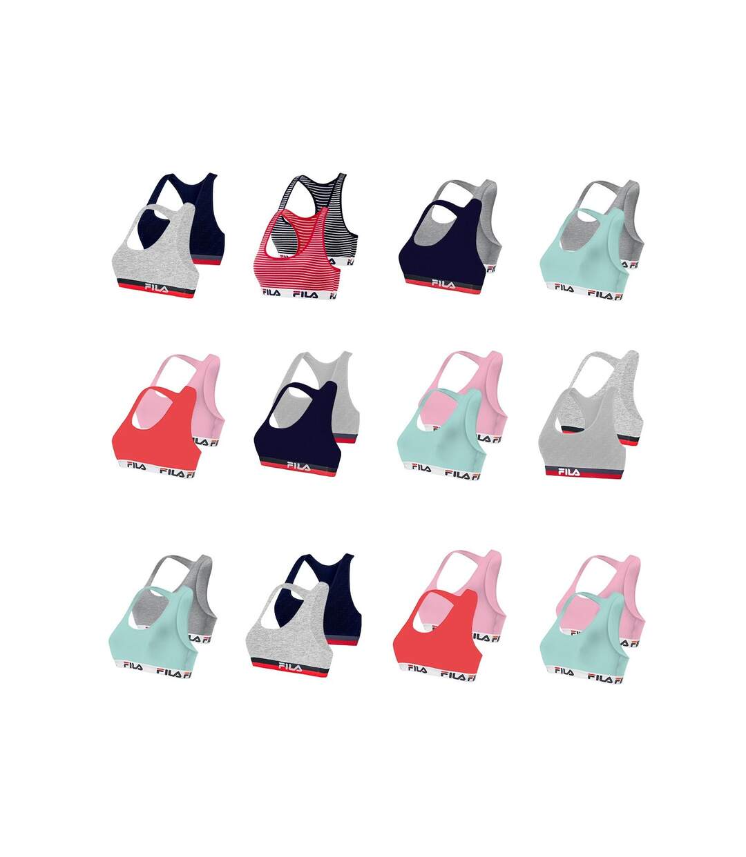 Pack Surprise de 2 Brassières coton femme