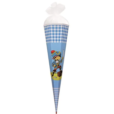 Roth Schultüte Captain Jack mit Mattlack 85cm, 6-eckig