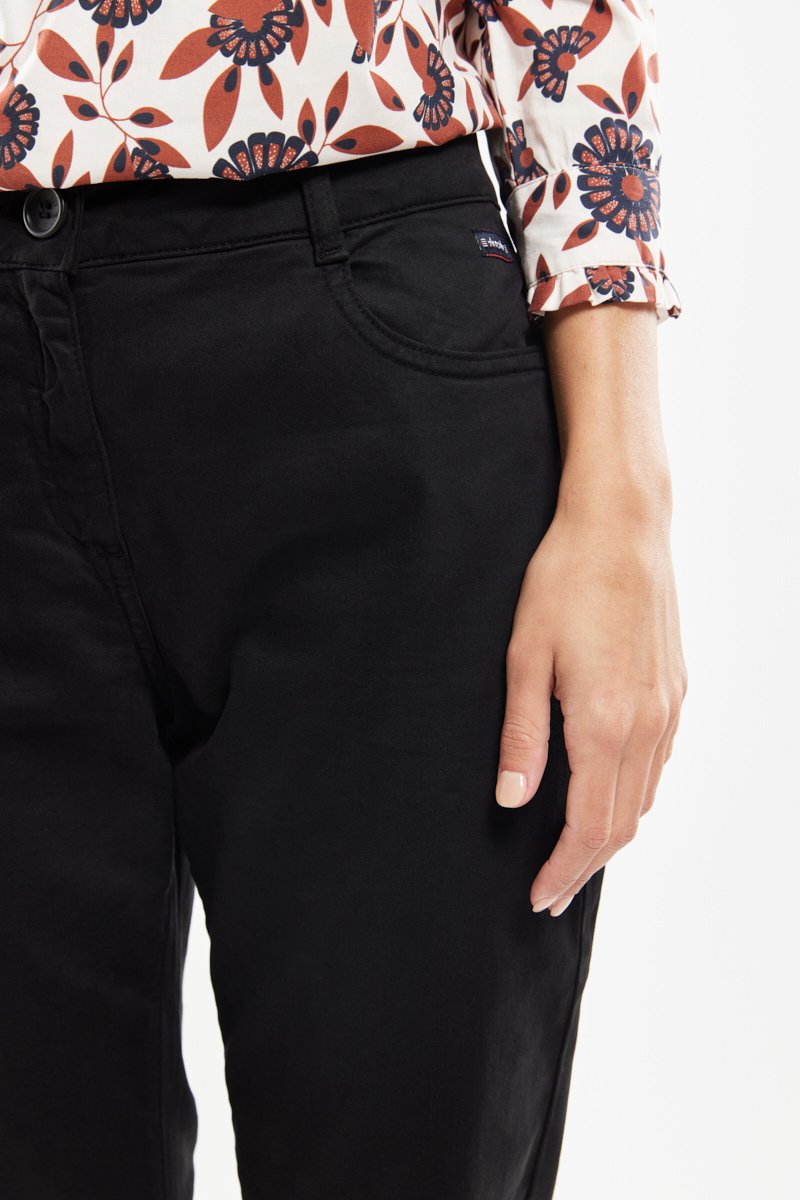 Pantalon droit - coton