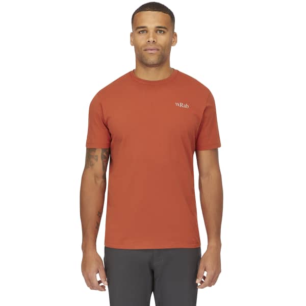 T-shirt RAB STANCE MOUNTAIN PEAK TEE RED CLAY