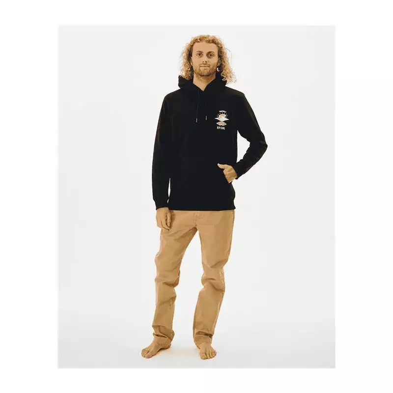 Sweat RIPCURL Search Icon Hood Black 2XL