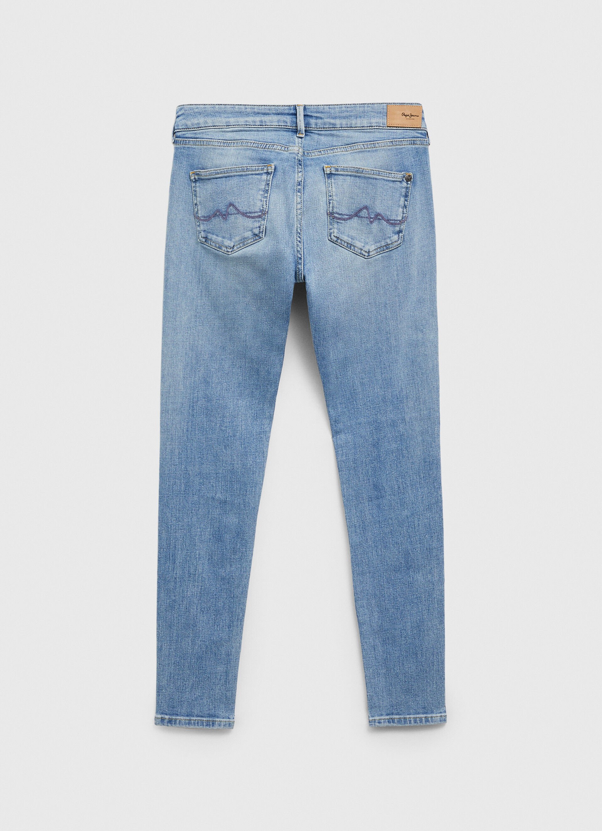 Calça jeans skinny pixie de comprimento médio - jeans