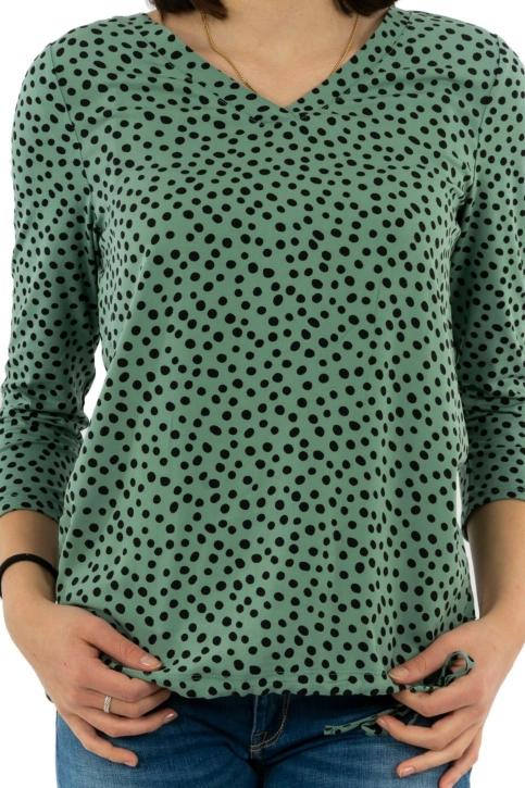 tee shirt manches longues street one 314667 22202 thyme jade