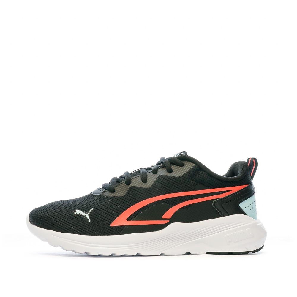 Puma Baskets Noires/Orange Garçon Puma All-day Active