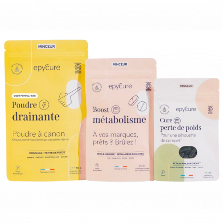 Epycure Laboratoire Pack Minceur - Pomme Kiwi 1 mois