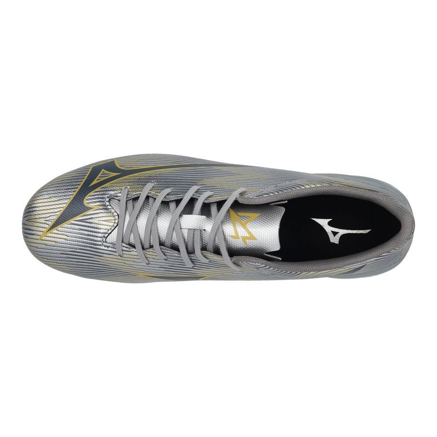 Mizuno Alpha II Select FG/AG Platinum Silver - Argent/Doré