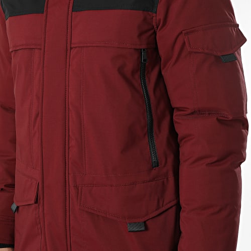 Parka Capuche Bordeaux