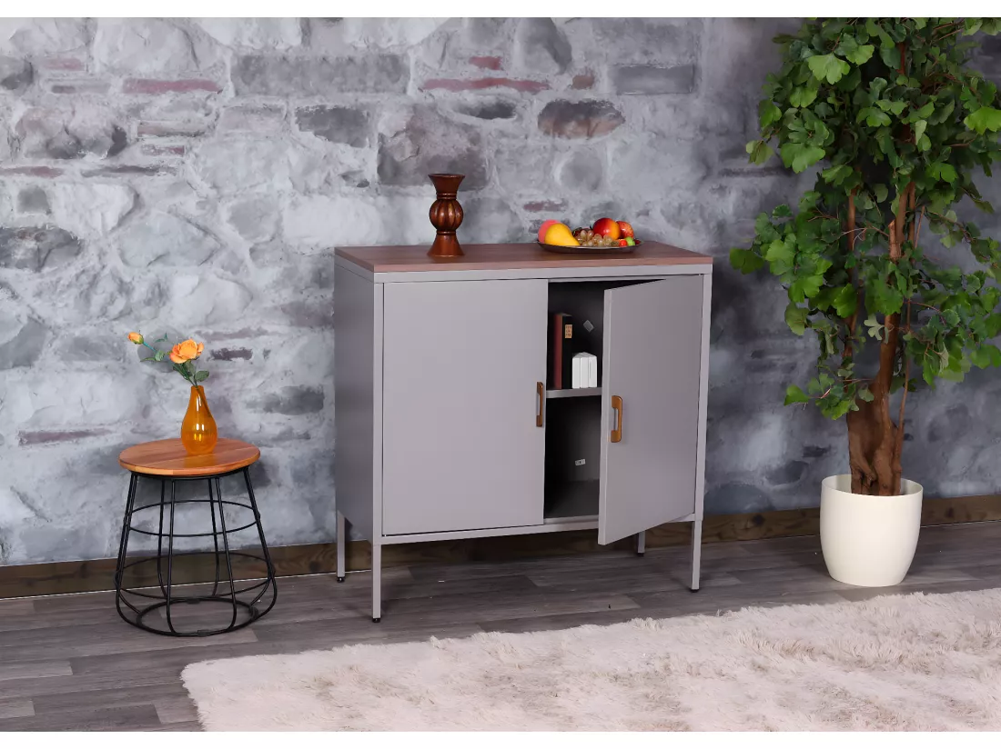 Commode MCW-L84-2, gris
