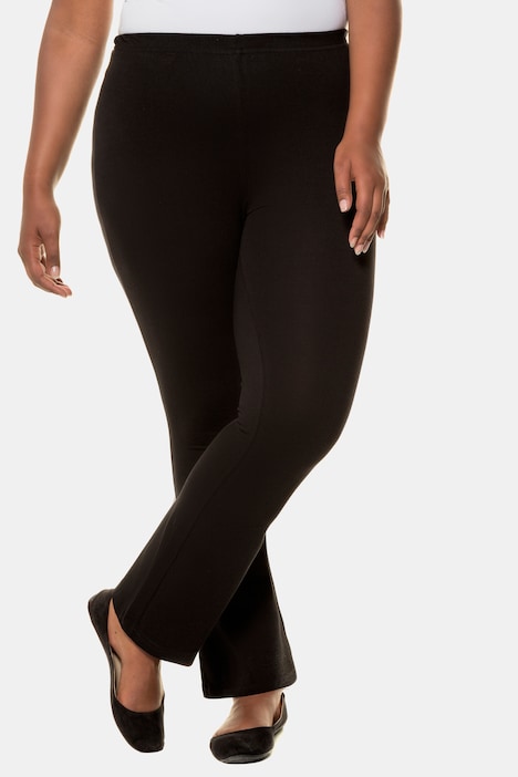 Hose, Yogahose, Jersey, ausgestelltes Bein, Elastikbund