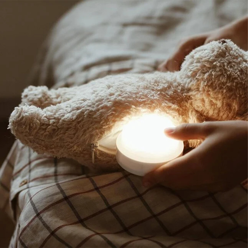 Veilleuse ourson Son & Lumière Capuccino