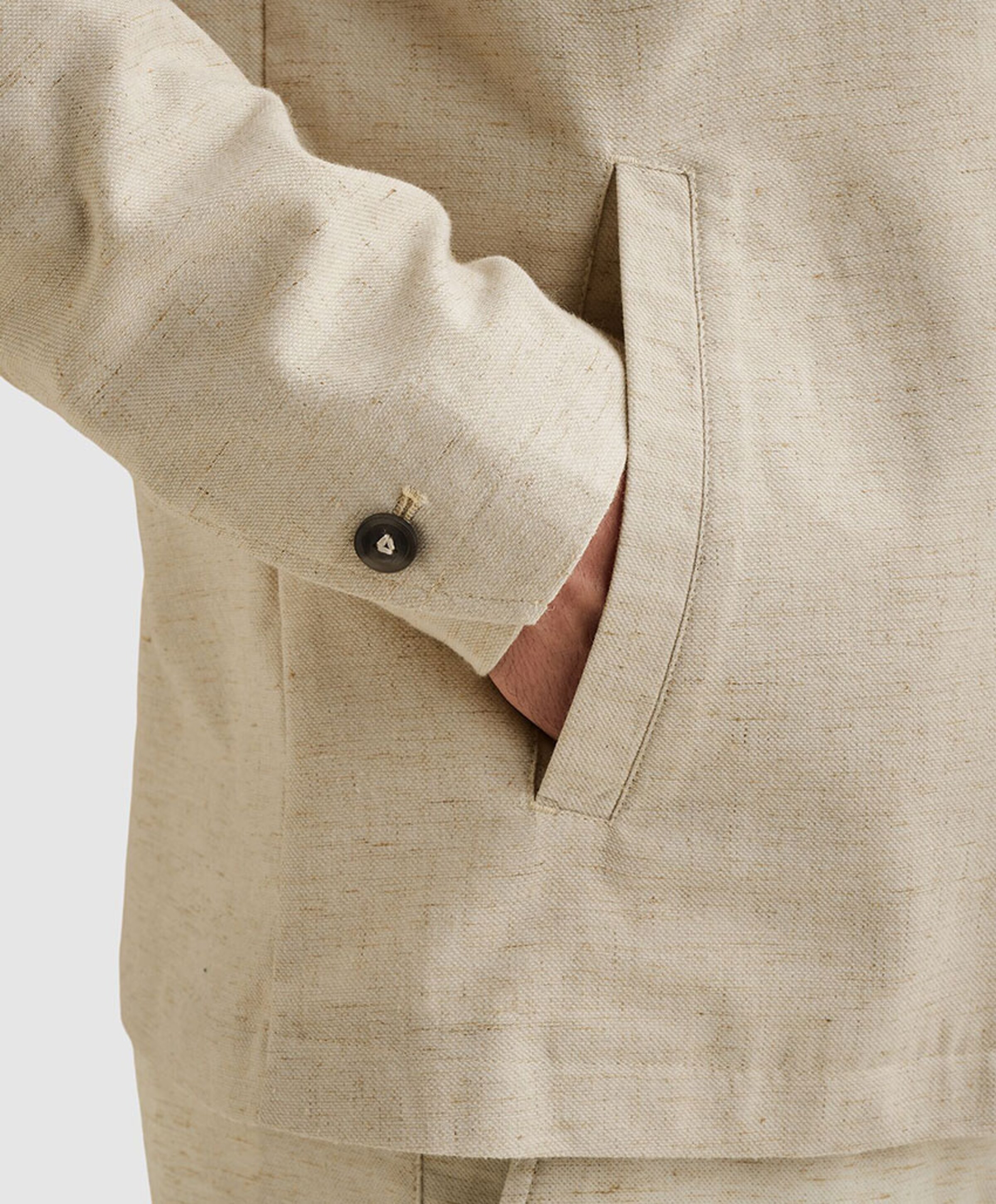 Vanguard Heren overshirt beige