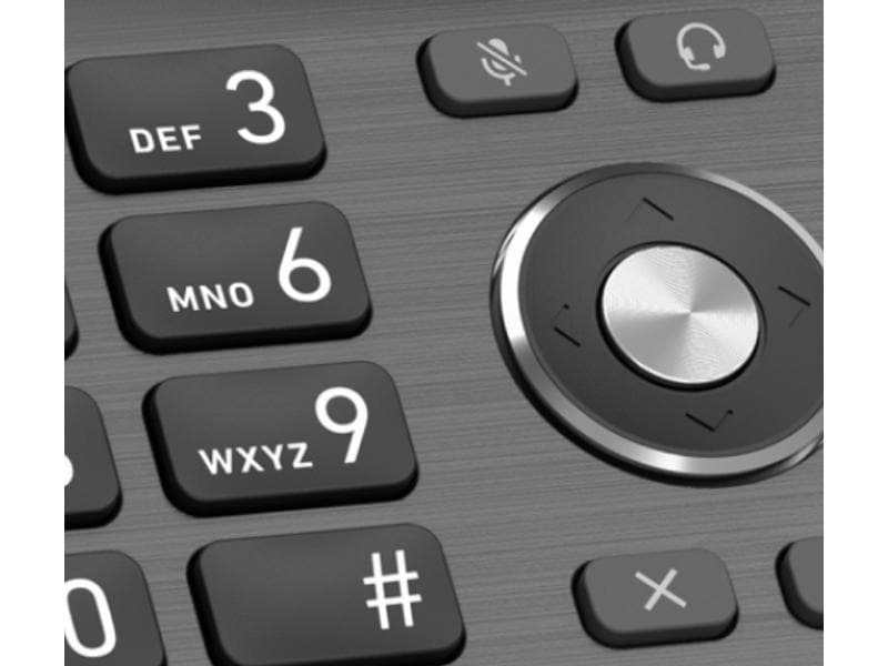 snom Tischtelefon D865 Schwarz Der neue Standard in der Welt der modernen IP-Telefonie
