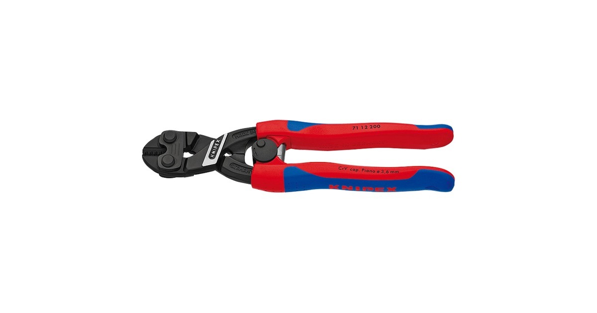 KNIPEXCoBolt Betonschaar 7112200 kniptang  (Middensnijder, Met openingsveer)