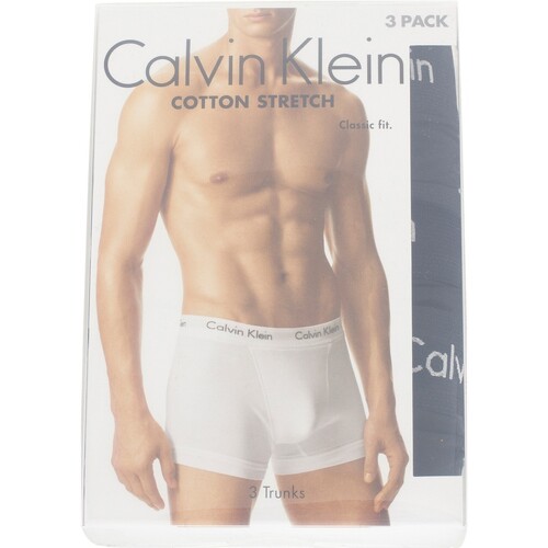 Calvin Klein Jeans - Pack De 3 Baãºles Elásticos De Algodón Negro